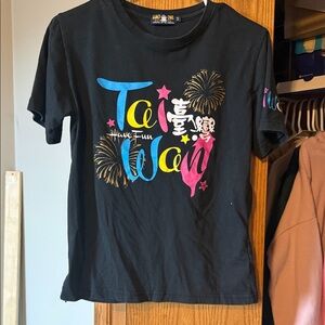 Black baby T with Colorful Print